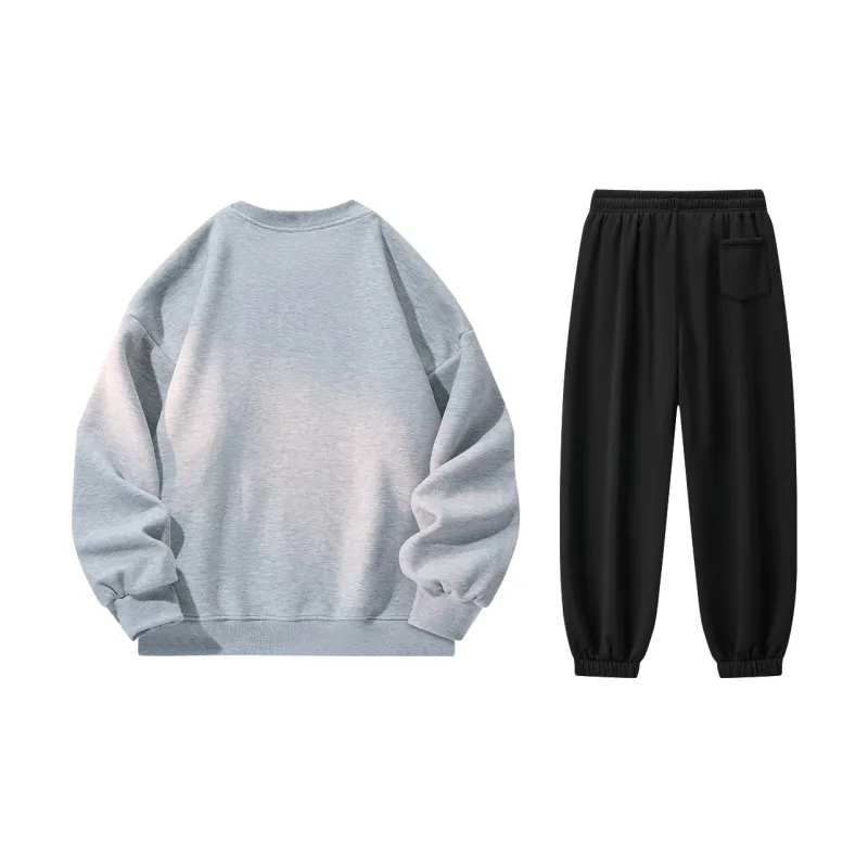 Small Columns Under The Sea Sweatshirt Set Unisex-11