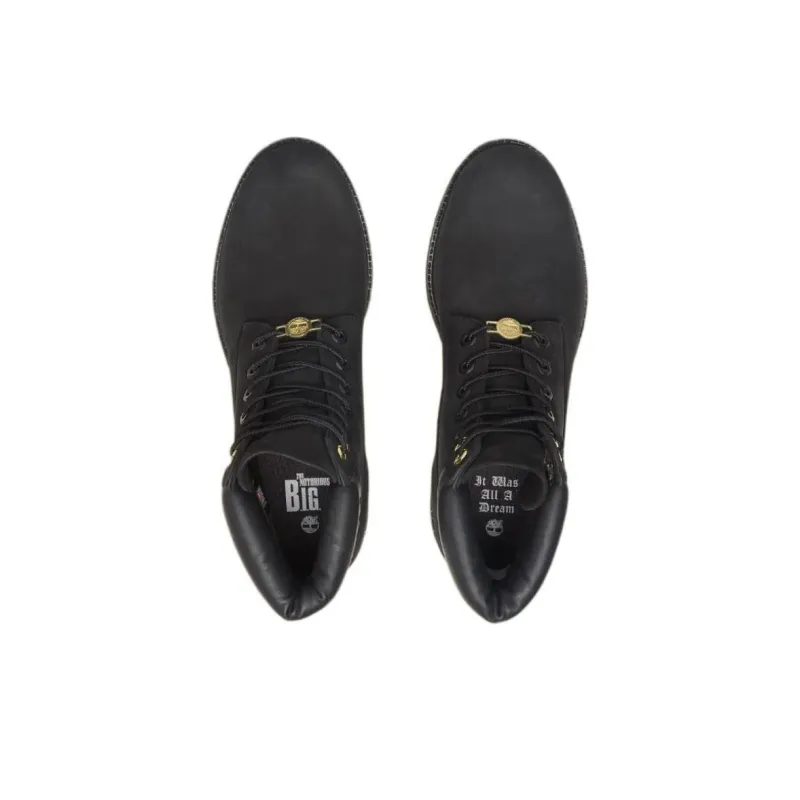 Notorious BIG x Timberland Ankle Boots Unisex Black-2