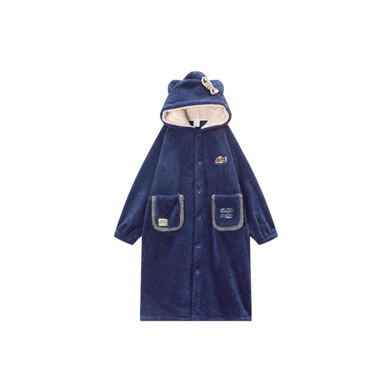 GUKOO x Sanrio Pajama Robe Men's Night Blue-0