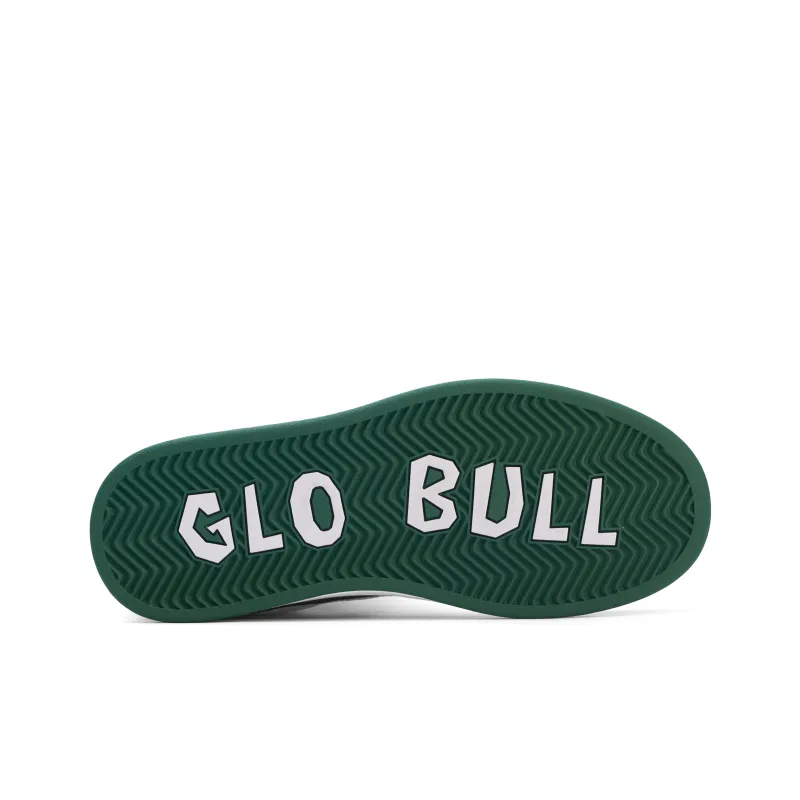 GLO BULL Skateboard Shoes Unisex Low Top White Green Gray-5
