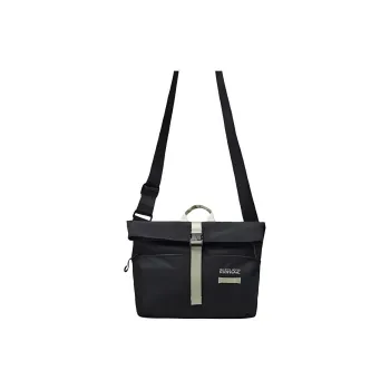 Skechers Fabric Shoulder Bag Crossbody Bag Regular Unisex Carbon Black