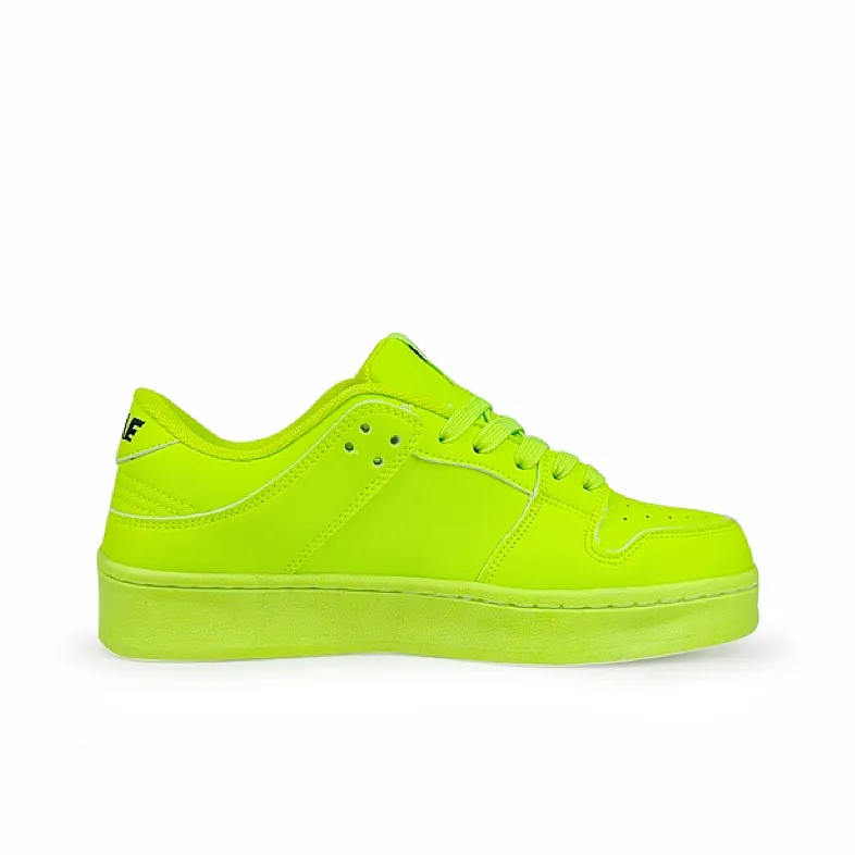 BKAE Slip Resistant Water Resistant And Wear Resistant Low Top Skateboard Shoes Unisex Green-1