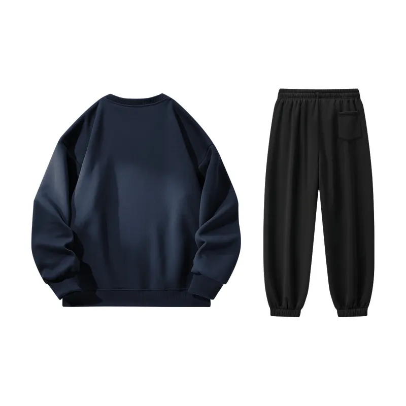 Small Columns Under The Sea Sweatshirt Set Unisex-3