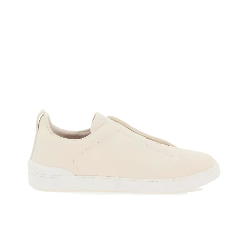 Zegna Grained leather Low top Sneakers-1