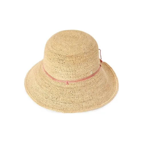 HELEN KAMINSKI Raffia Bucket Hats Women's Natural Sunset Color