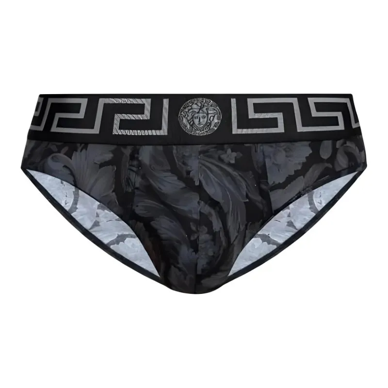 VERSACE Barocco Printed Elasticated Waist Brief-0