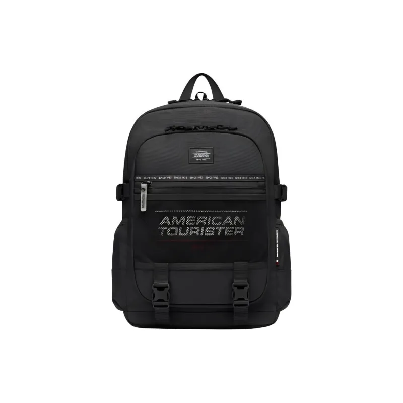 AMERICAN TOURISTER Fabric Backpack Regular Unisex Black-0