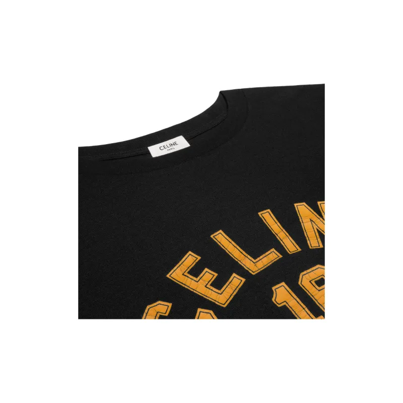 CELINE Loose CELINE 16 T shirt In Cotton Jersey-2