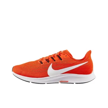 Nike Air Zoom Pegasus 36 Anti Slip Wear Resistant Low Top Running Shoes Women's Orange