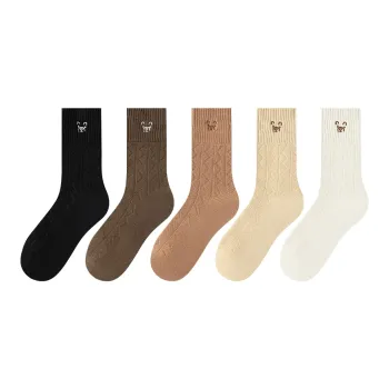 MADALLO Mid Calf Socks Women's 5 Pack