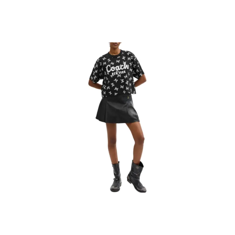 COACH T Shirts Women's Black-1