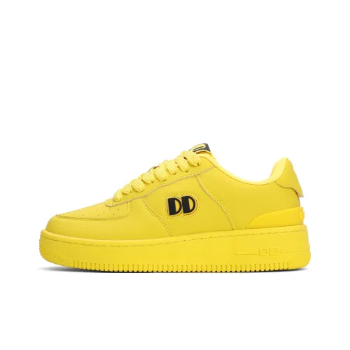 GLO BULL Skateboard Shoes Unisex Low-Top Yellow/Black