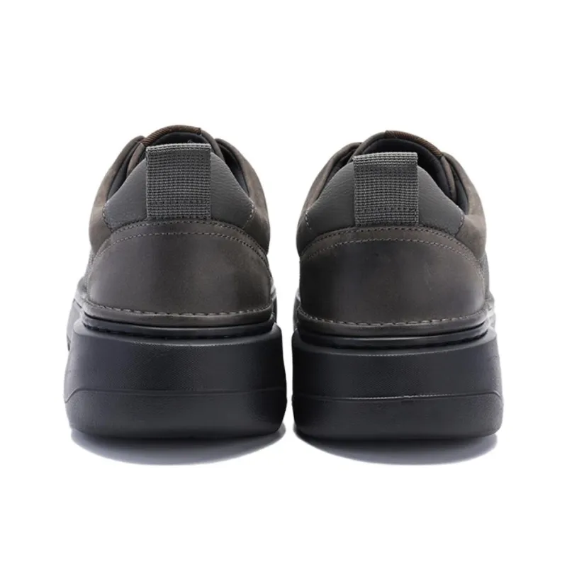 Satchi Cushioned Wear Resistant Lightweight Breathable Slip Resistant Low Top Skateboard Shoes Men's Dark Gray 4.5cm-4