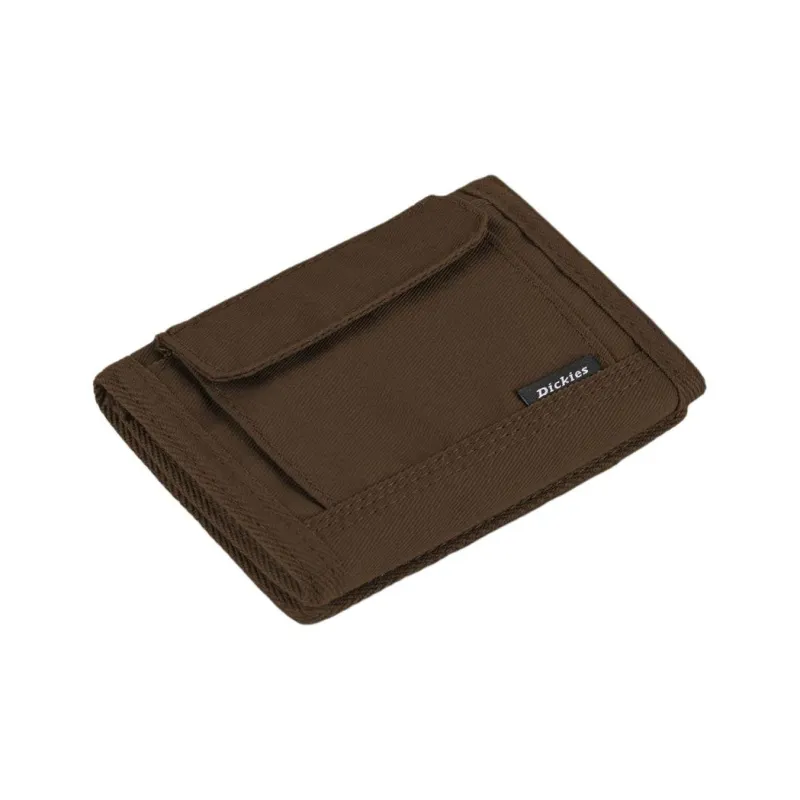 Dickies Recycled Polyester Wallet Unisex Dark Brown-1