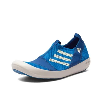 Adidas Anti Slip Wear Resistant Low Top Outdoor Shoes Unisex Blue