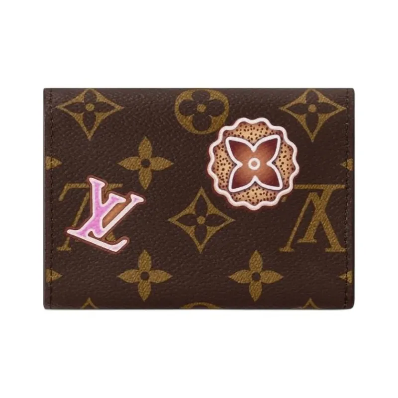LOUIS VUITTON Rosalie Coin Purse Monogram/Candy Red-1