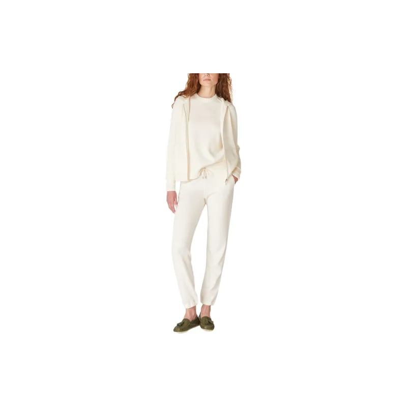 Loro Piana FW24 Cashmere Sweater Women's White Titanium-2