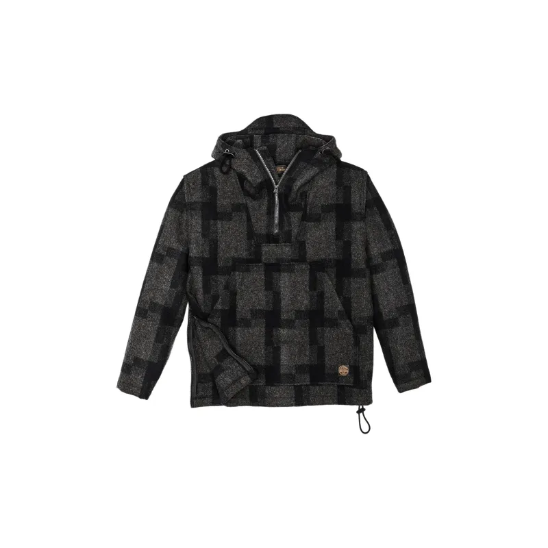 Filson Jackets Coats Men's Charcoal Black Square Plaid-1