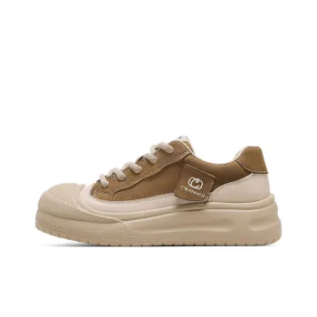 C°BANNER Slip Resistant Low Top Skateboard Shoes Women's Coffee