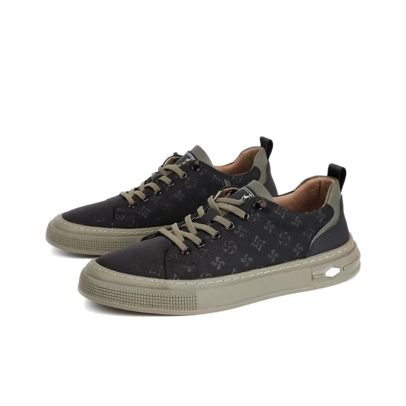 Wit Non slip Lightweight Low Top Skateboard Shoes Men's-2