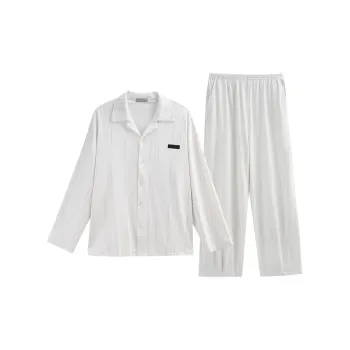 Same Language Pajama Set Men's Pure White