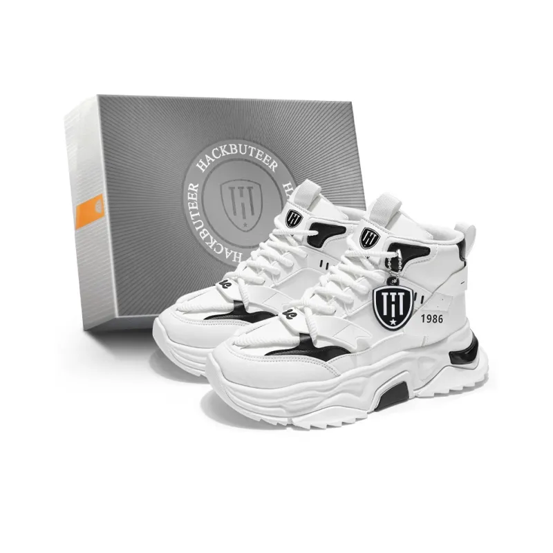 HACKBUTEER High Top Chunky Sneakers Men's-5
