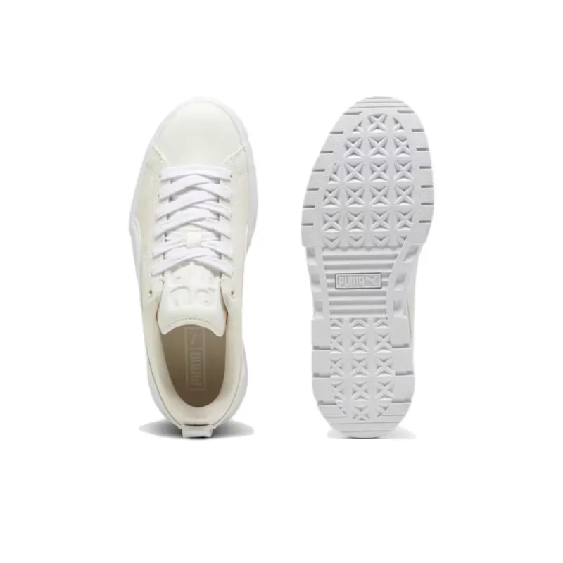 PUMA Maze Slip Resistant Height Increasing Low Top Skateboard Shoes Women's White-3