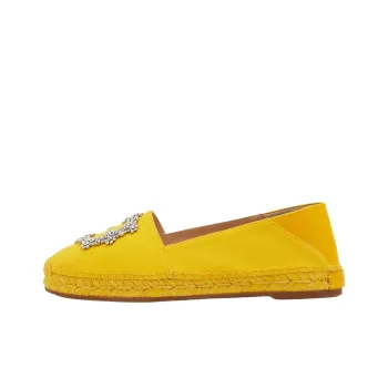 MANOLO BLAHNIK Hangrilla Espadrilles Women's Yellow