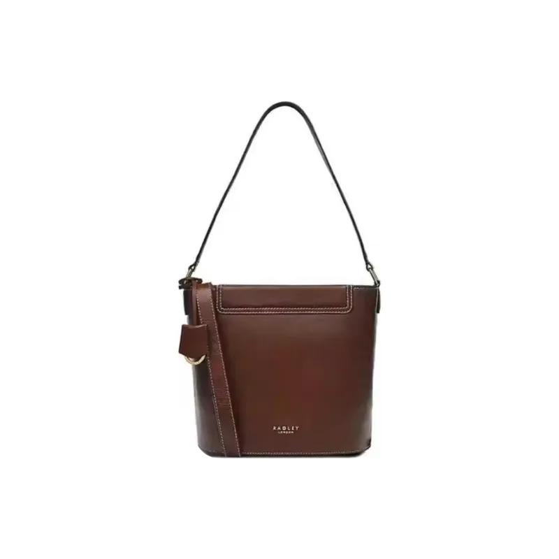 RADLEY Sheepskin Bucket Bag, Handbag, Shoulder Bag, Crossbody Bag Women's Brown-0