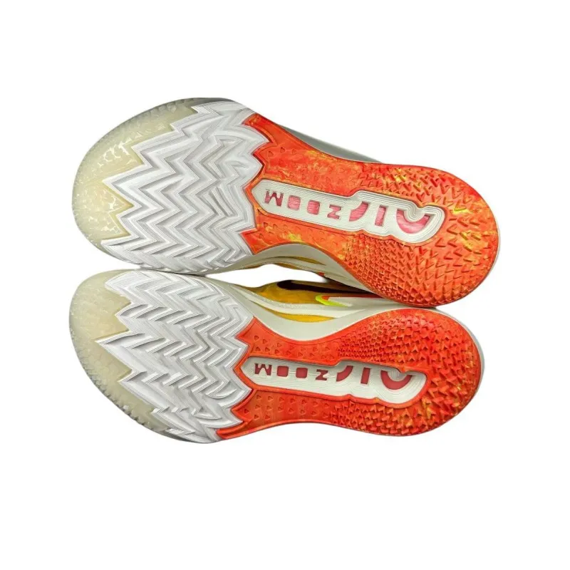 Nike Air Zoom G.T. Cut 2 Anti Slip Wear Resistant Low Top Basketball Shoes Men's Yellow-2