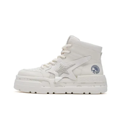 FAIRWHALE High-Top Skateboard Shoes Men's