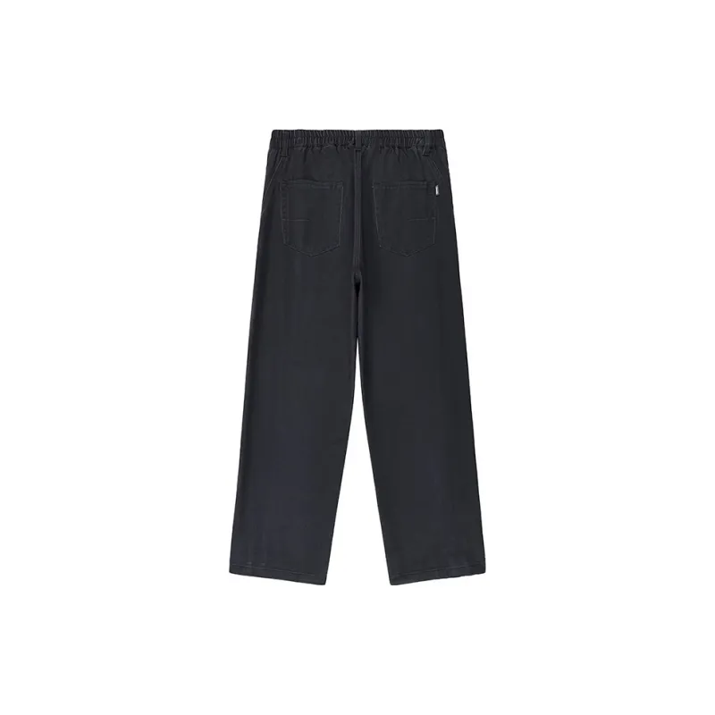 Jeep Casual Pants Unisex Navy Blue-1
