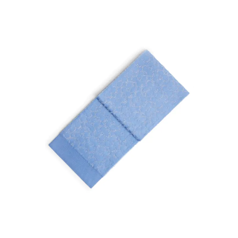 COACH Polyamide, Acrylic, Metal Coated Fiber, Sheep Wool Knit Scarves Unisex Blue-1