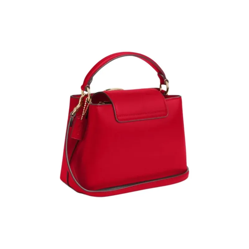 COACH Eliza Cow Leather Shoulder Bag Crossbody Bag Handbag Mini Women's Red-1