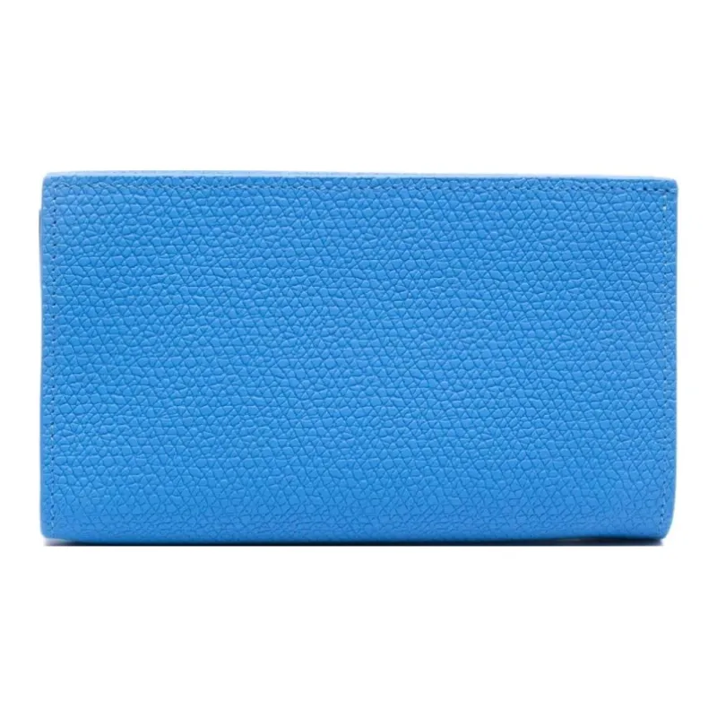 LONGCHAMP Cow Leather Wallet Women's Cobalt Blue-1