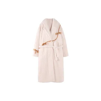 MIIOW Bath Robes Women's Apricot