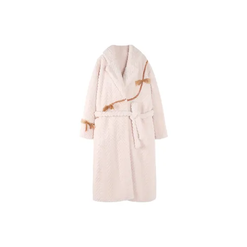 MIIOW Bath Robes Women's Apricot