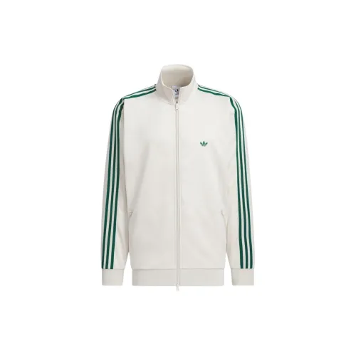 Adidas Originals BECKENBAUERTRACK SUIT AW24 Jackets Coats Unisex Transparent Brown/Preppy Green