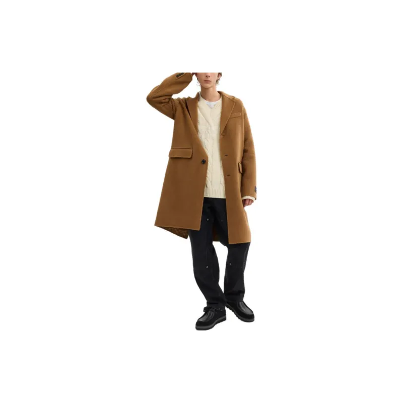 COACH Coats Unisex Camel-1