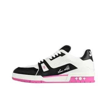 LOUIS VUITTON Trainer Low Top Skateboard Shoes Women's Pink