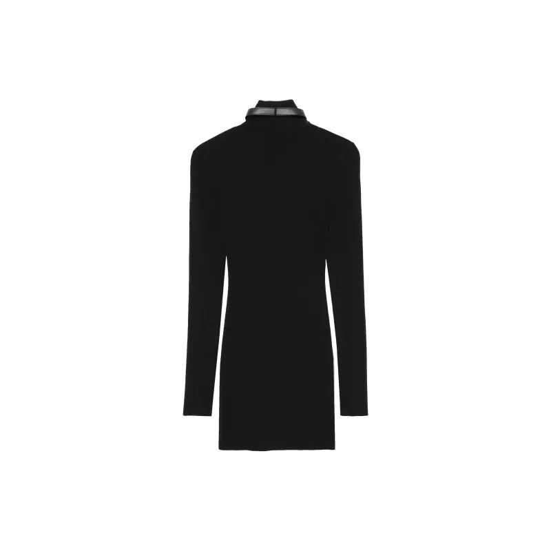 1017 ALYX 9SM Long-Sleeved Dresses Women's Obsidian Black Color-1