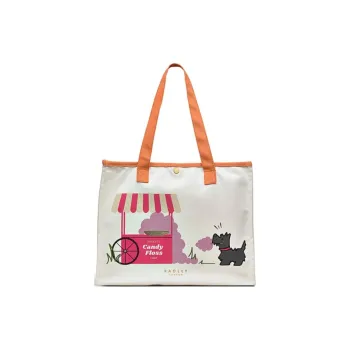 RADLEY Canvas Tote Bag Shopping Bag Canvas Bag Handbag Shoulder Bag Medium Size Unisex Multicolor
