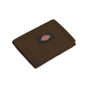 Dickies Recycled Polyester Wallet Unisex Dark Brown