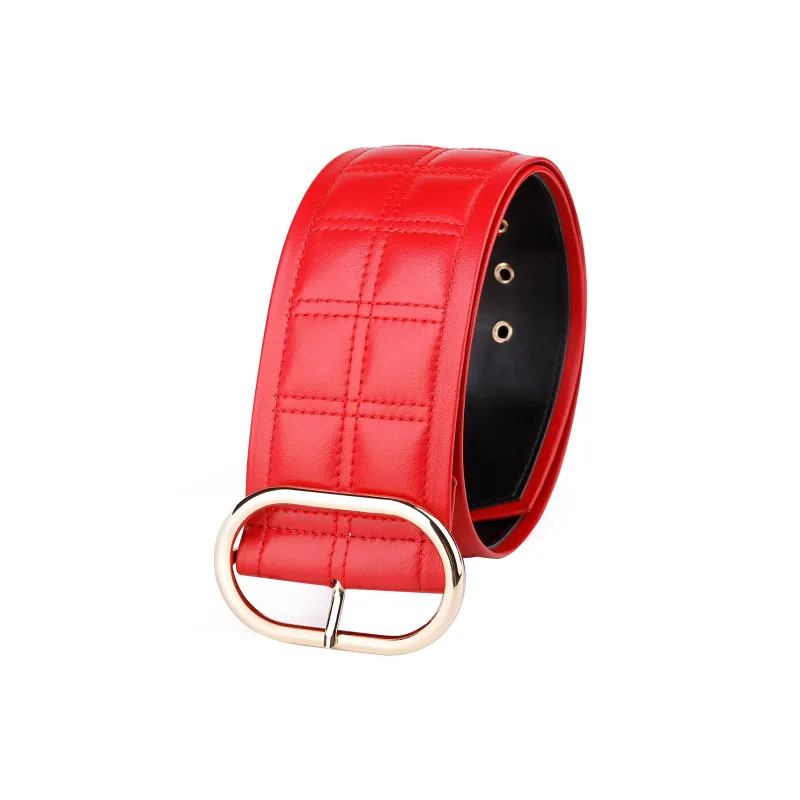 Jaylen Oos Sheepskin Leather Belts Women's 7.4cm-9