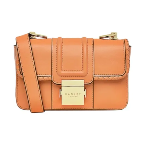 RADLEY Cow Leather Shoulder Bag Crossbody Bag Small Size Women's Bright Orange