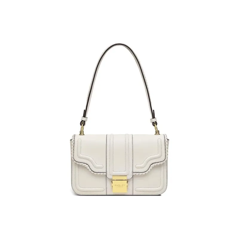 RADLEY Cow Leather One Shoulder Handbags Medium Size Women's Pearl White-0