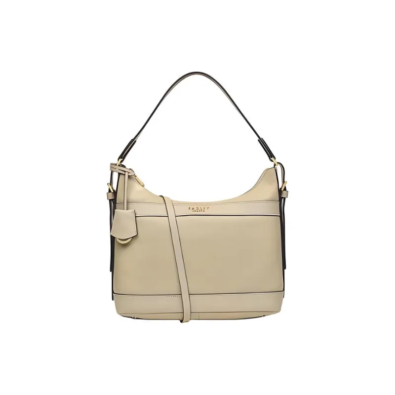 RADLEY Cow Leather Handbag Shoulder Bag Crossbody Bag Medium Size Women's Beige-0