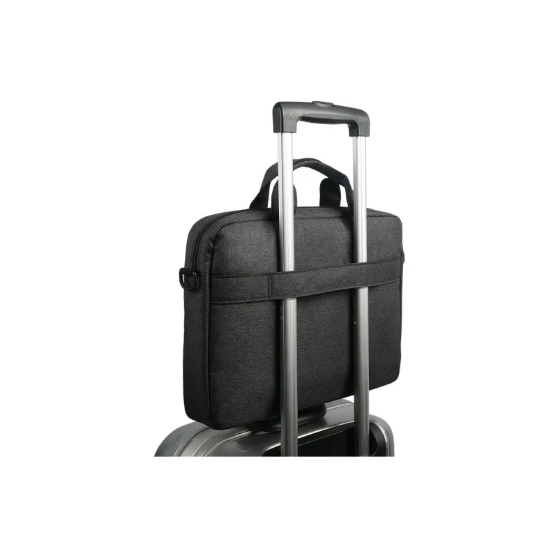 Lenovo Polyester Briefcase Handbag Laptop Bag Regular Unisex Gray Black-3