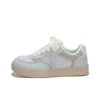 Binya Non slip Lightweight Low Top Skateboard Shoes Women's Blue