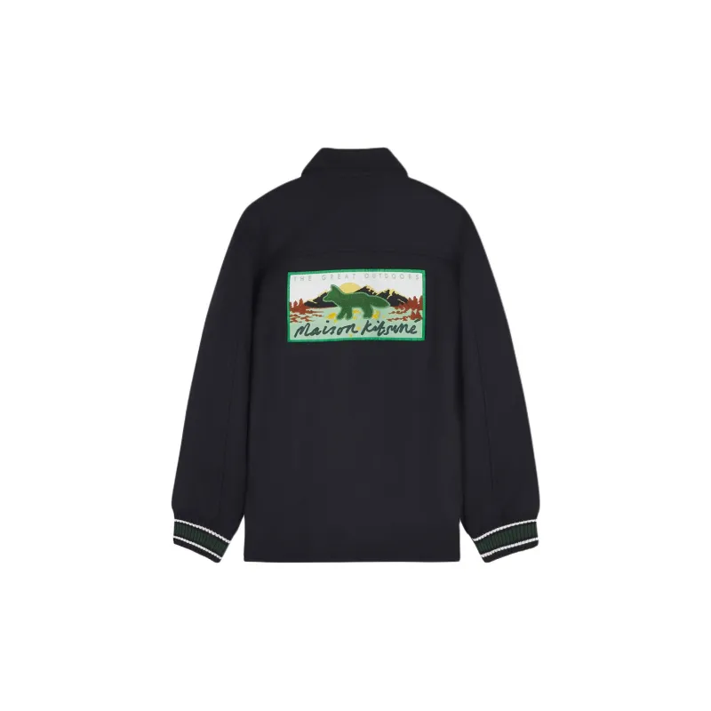 Maison Kitsune Long Sleeved Button Up Jacket-1